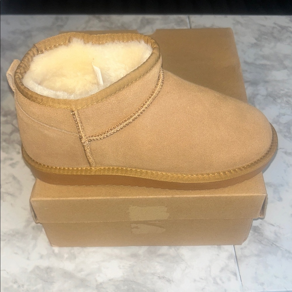 Tan Suede Ankle Boots